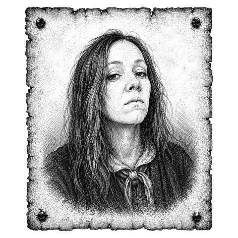 Engraved portrait of the subject.